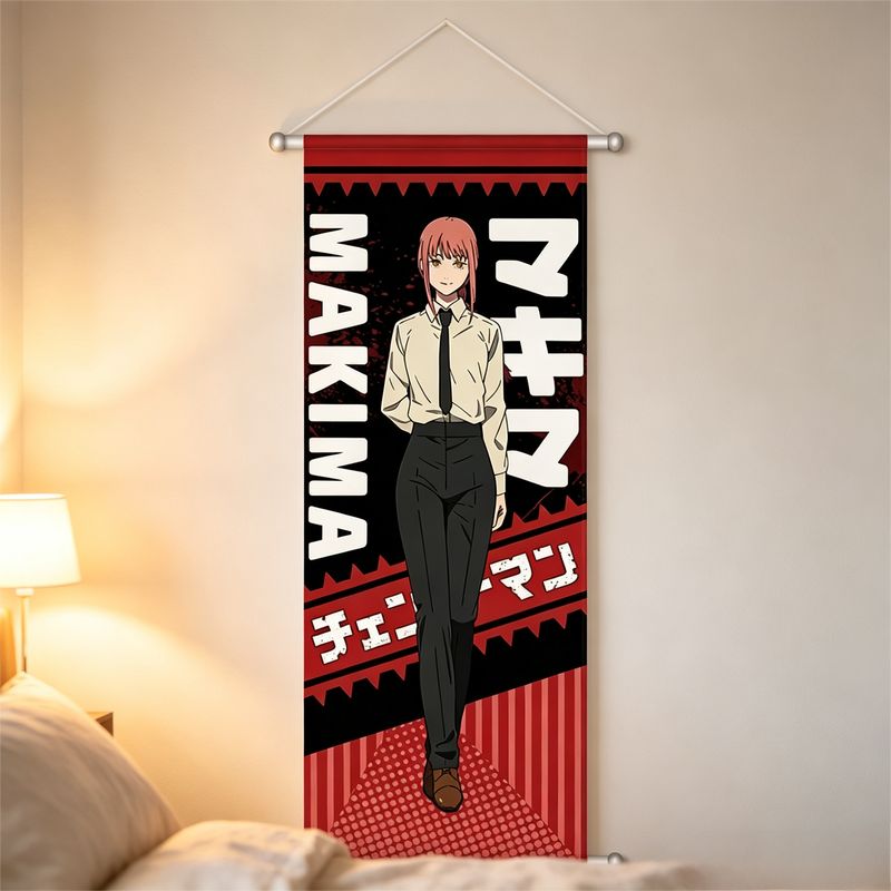 Esports Gaming Poster - Настенный постер VIKAMA Chainsaw Man, аниме-гобелен