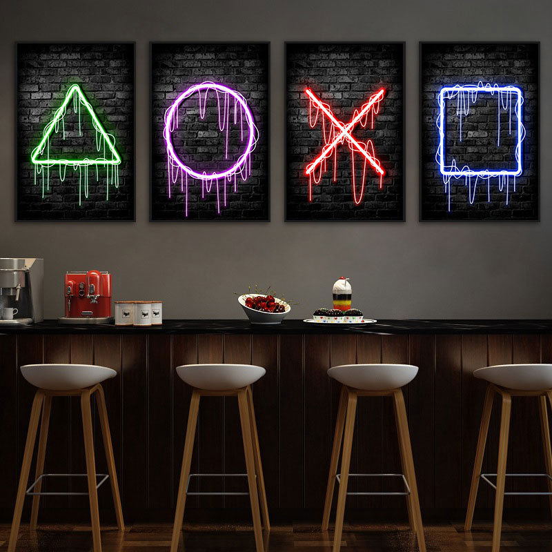 Игровые неоновые постеры на хо – обзор и цена Esports Gaming Poster