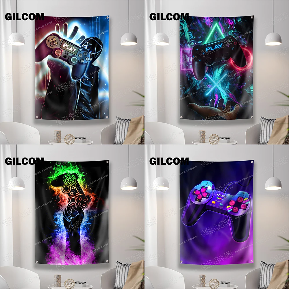 Флаг игровой комнаты, крутой б – обзор и цена Esports Gaming Poster