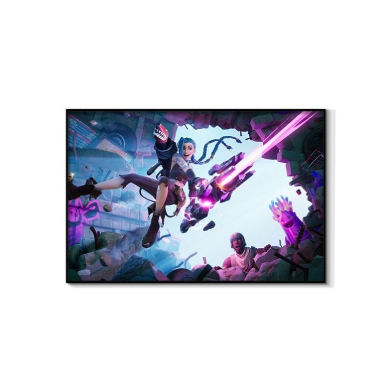 Постер Arcane Jinx Double Vers – обзор и цена Esports Gaming Poster