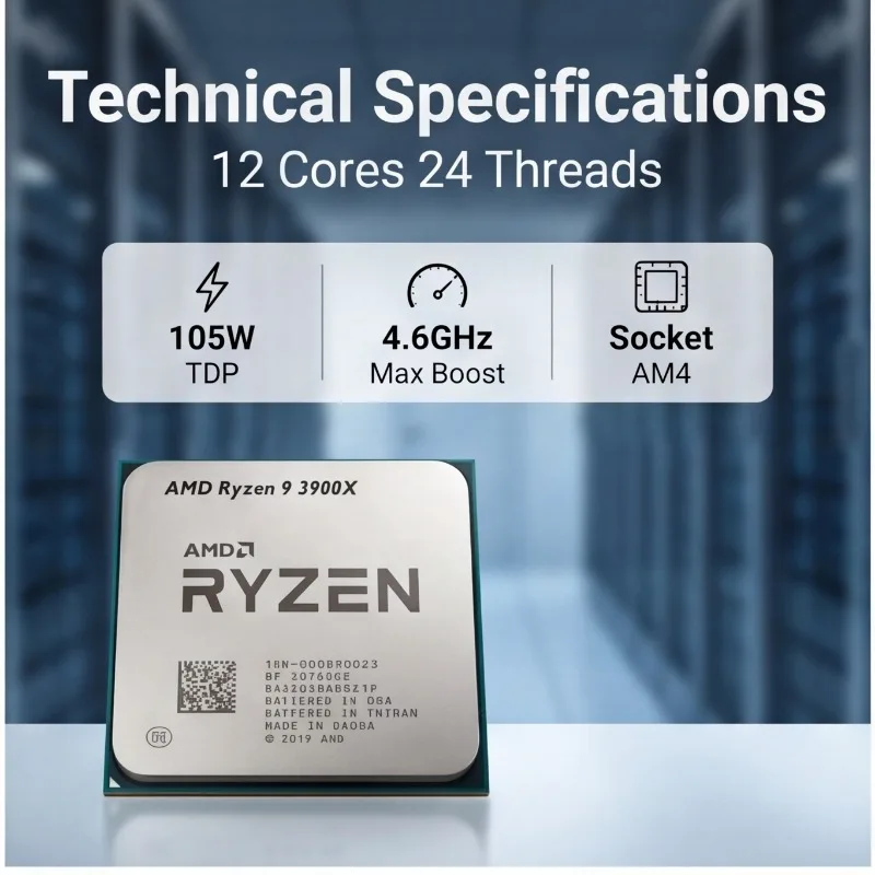 Процессор AMD Ryzen 9 3900X, 3 – обзор и цена Amd Cpu Ryzen 9