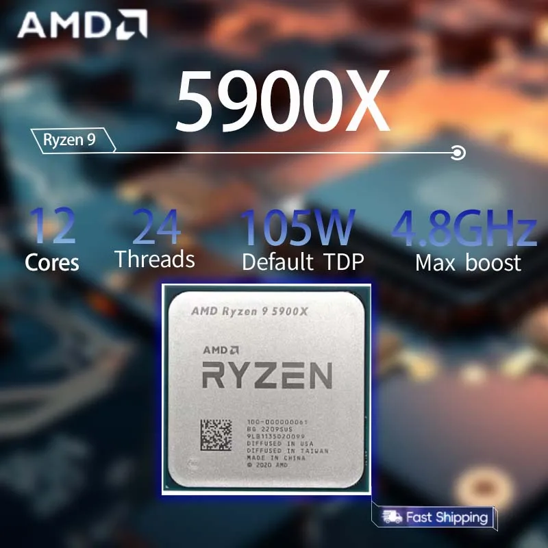 Процессор AMD Ryzen 9 5900X R9 – обзор и цена Amd Cpu Ryzen 9