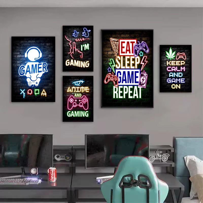 1 шт. безрамный холст с изобра – обзор и цена Esports Gaming Poster