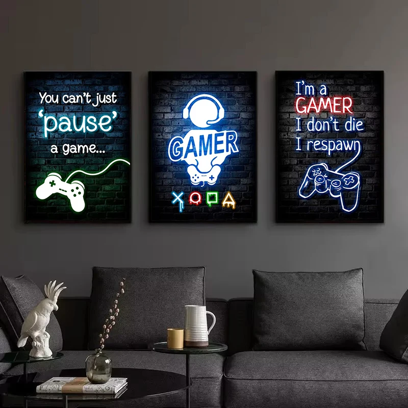 1 шт. безрамный холст с изобра – обзор и цена Esports Gaming Poster