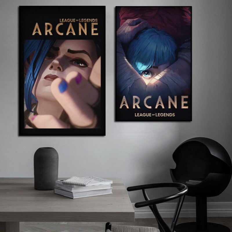 Постер Arcane Jinx Close-Up бе – обзор и цена Esports Gaming Poster