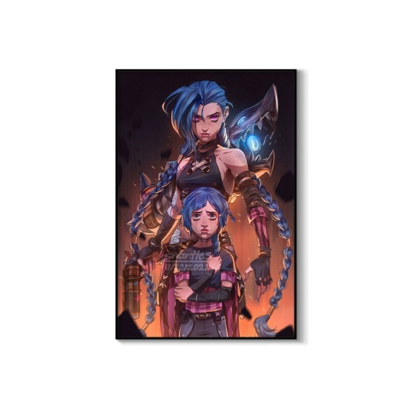Постер Arcane Jinx Close-Up бе – обзор и цена Esports Gaming Poster