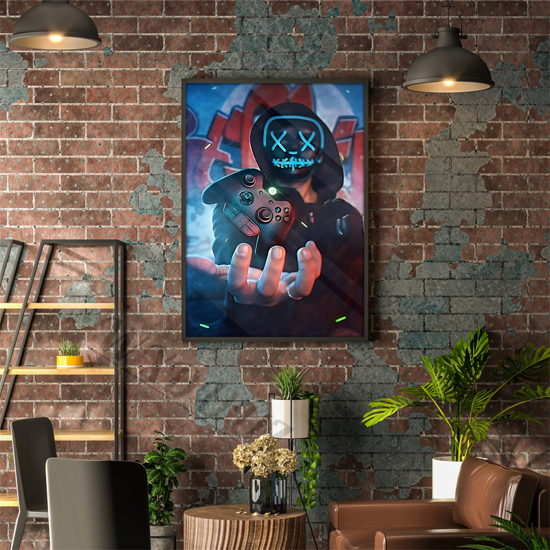 Цветной неоновый игровой посте – обзор и цена Esports Gaming Poster