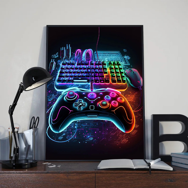 Неоновый поп-крутой игровой на – обзор и цена Esports Gaming Poster