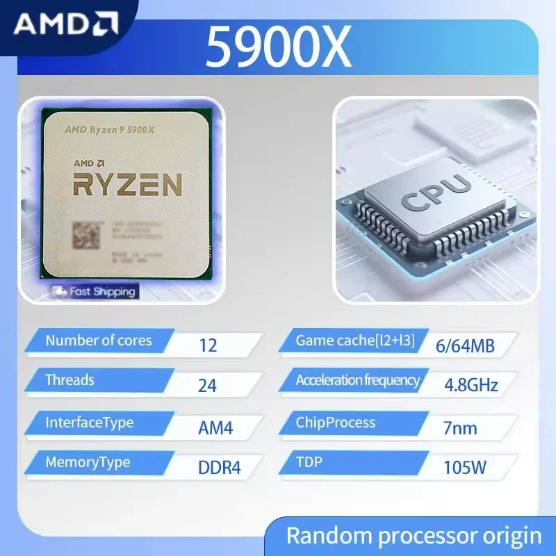 Процессор AMD Ryzen 9 5900X R9 – обзор и цена Amd Cpu Ryzen 9